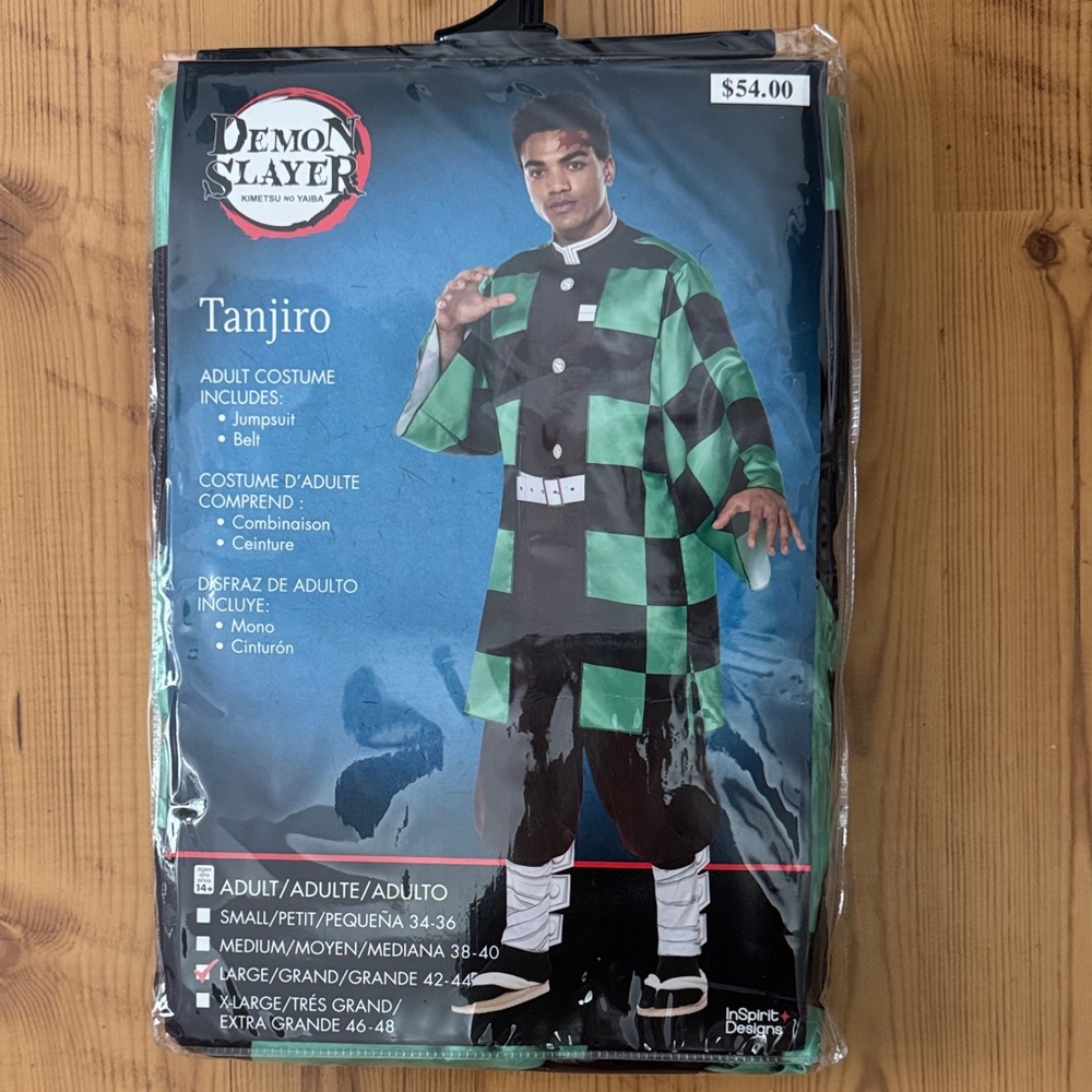 Demon Slayer Tanjiro Costume - Green and Black